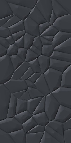 Voronoi yastık desenli parametrik duvar paneli